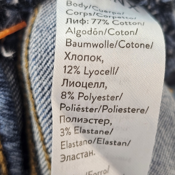 Spanx distressed high rise Jeggings XS Women's Blue Jeans elastic waist - Picture 9 of 11